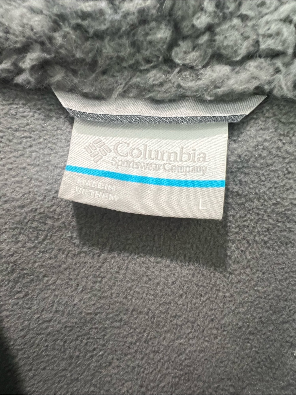 Women's Gray Sherpa Puffer Jacket - Cozy Full-Zip - Picture 3 of 5